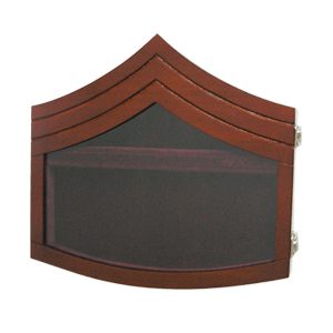 U.S. Marine Corps (USMC) Staff Sergeant E-6 Retirement Mahogany Shadow Box – Four Wood Finishes