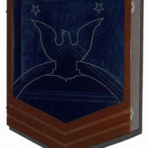 U.S. Navy (USN) Master Chief Petty Officer E-9 Retirement Mahogany Shadow Box – Four Wood Finishes