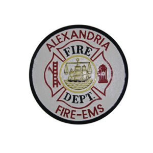 Alexandria, Virginia Fire Department Seal Wooden Plaque