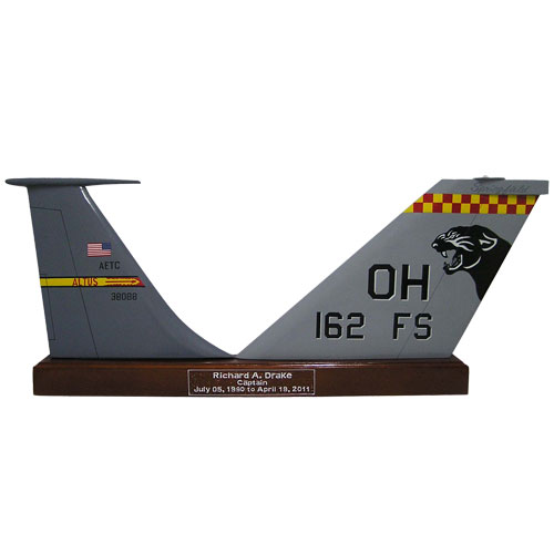 KC-135 and F-16 Double Tail Flashes