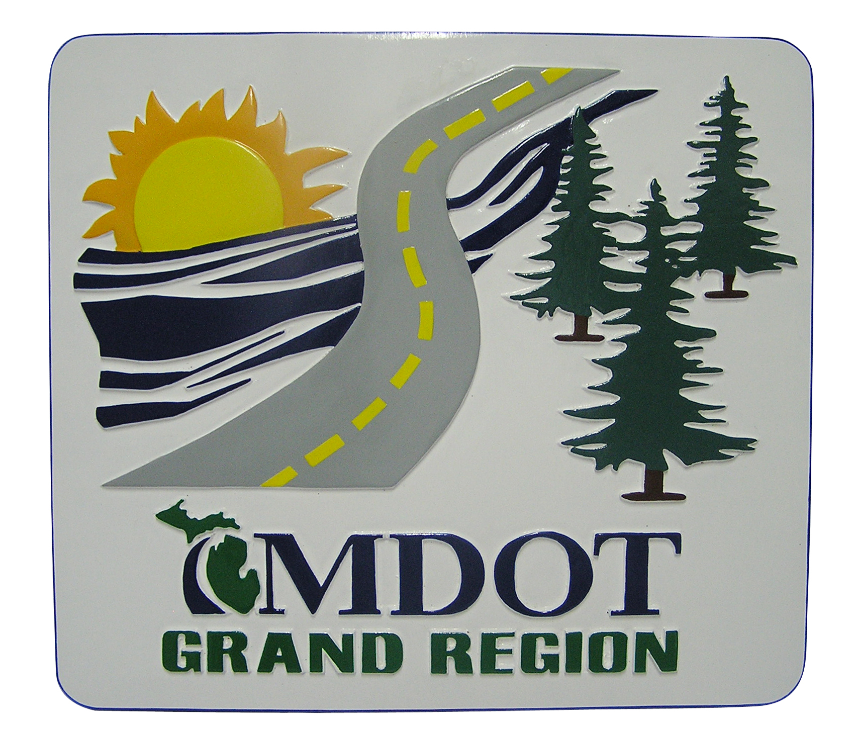 products-Corporate-Plaques-mdot-grand-region | U.S. Federal Government Agency & Military Seals Plaque Maker