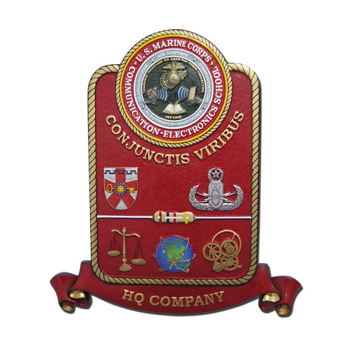 USMC HQ Company Emblem