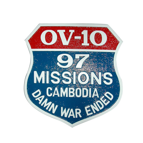 products-OV-10-Mission-Patch-Plaque | U.S. Federal Government Agency & Military Seals Plaque Maker