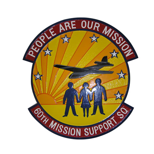 USAF 60th Mission Support Squadron Emblem