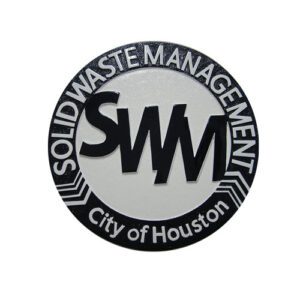 Houston, Texas Solid Waste Management Department Seal Wooden Plaque