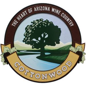 Cottonwood City, Arizona Seal Wooden Plaque