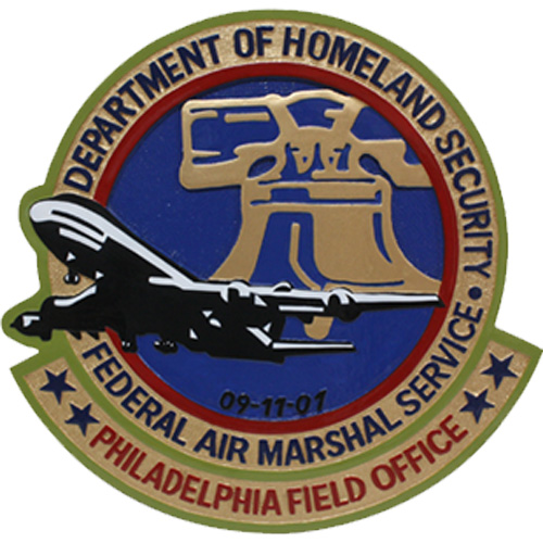 Federal Air Marshall Service Philadelphia Plaque