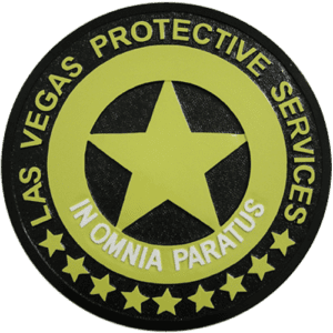Las Vegas, Nevada Protective Services Seal Wooden Plaque