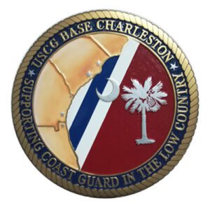 Coast Guard (USCG) Charleston Base Seal Wooden Plaque