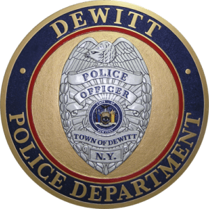Dewitt, New York Police Department Seal Wooden Plaque