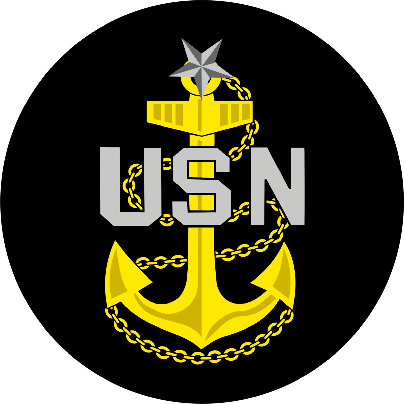 thumbnail image 2 of Senior Chief Petty Officer USN Navy E-8 Sticker Decal, Original Militaria 2 of 6