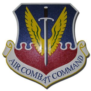 USAF Air Combat Command Emblem Plaque