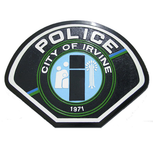 Irvine Police Department Plaque