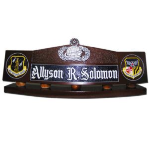 USAF Command Manpower and Personnel Badge Desk Name Plate