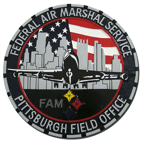 Federal Air Marshal Service Pittsburgh Plaque