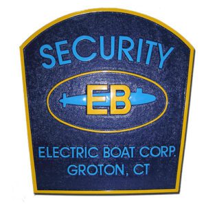 Electronic Boat Corporation Security Office Emblem