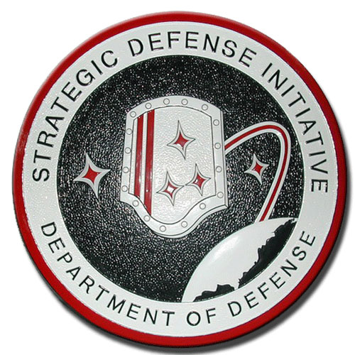 Strategic Defense Initiative Seal 1 | U.S. Federal Government Agency & Military Seals Plaque Maker Strategic Defense Initiative Seal