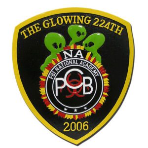 FBI Glowing 224th Emblem Plaque