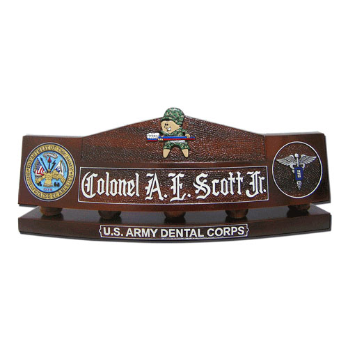 Army Dental Corps Desk Name Plate