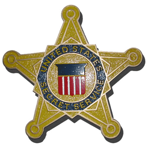 Secret Service Star Seal Plaque