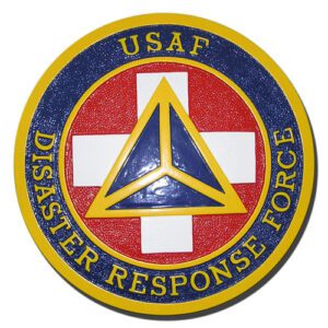 USAF Disaster Response Force DRF Seal - Podium Plaque