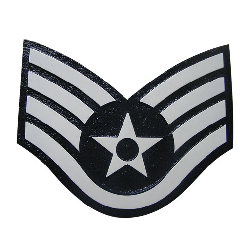USAF E5 Rank Insignia Plaque