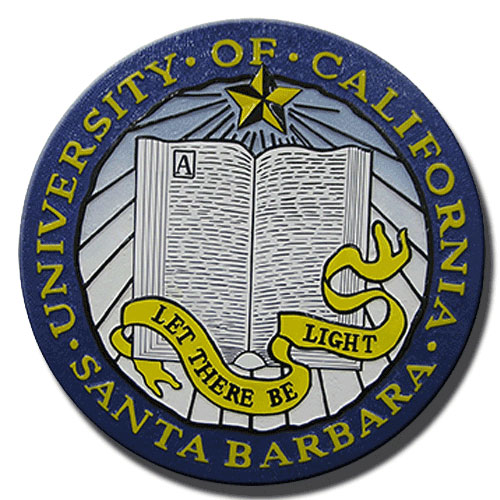 University of California Santa Barbara Seal Wooden Plaque