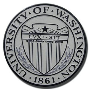 University of Washington Seal Wooden Plaque