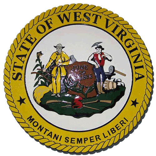 West Virginia State Seal Plaque