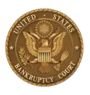 U.S. District Courts Metallic Gold Plaque By Masterplaques