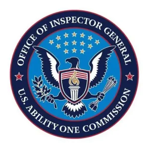 United States AbilityOne Commission Official Seal-Logo (HDU) Plaque indoor-outdoor one inch (1″) thick