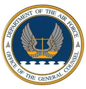 General Council Of The Air Force Official Seal Mahogany Plaque