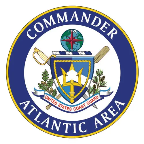 U.S. Coast Guard Commander Atlantic Area Official Seal plaque