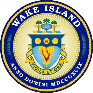 Wake Island Official Seal Plaque