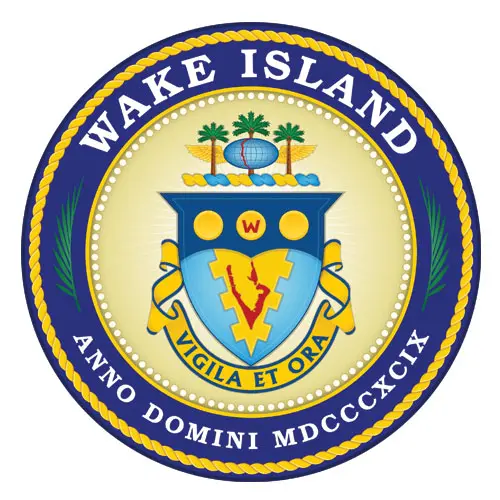 Wake Island Official Seal Wall Plaque